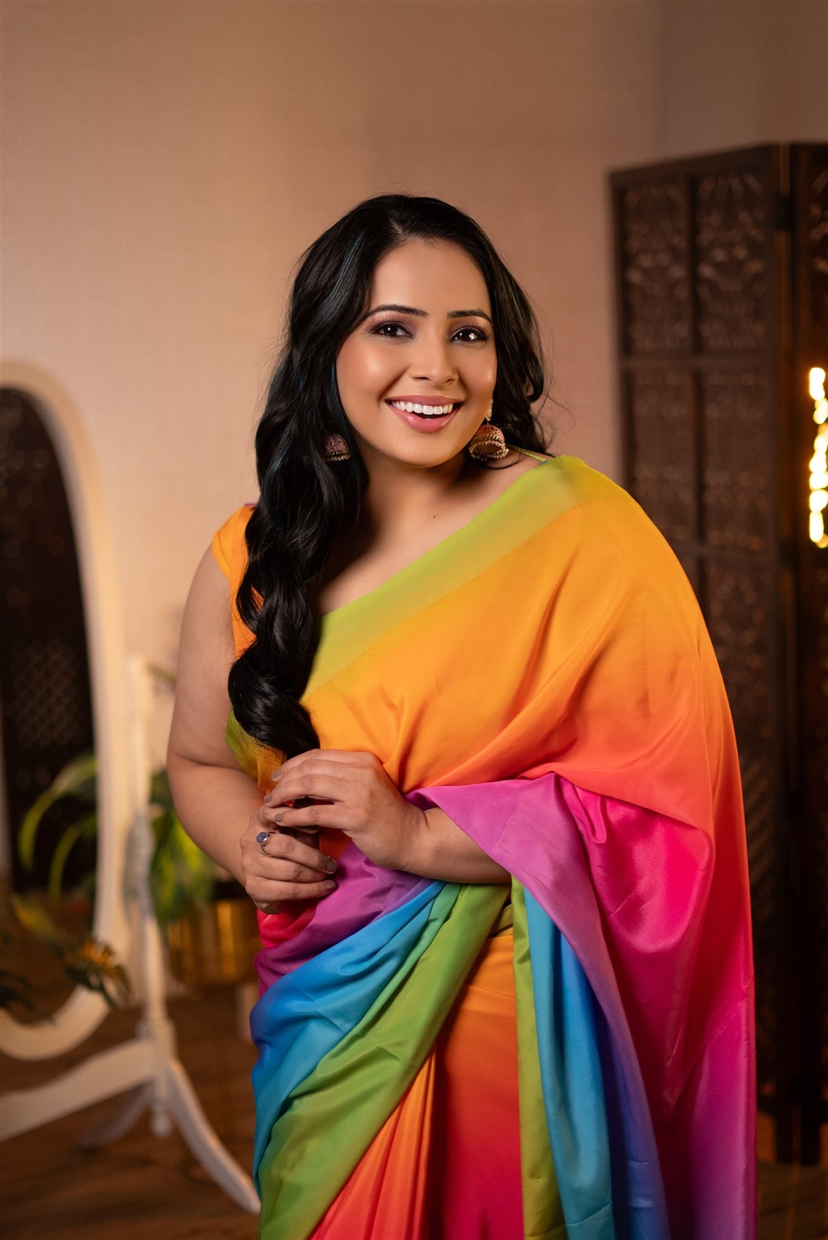 The Painted Sky Saree